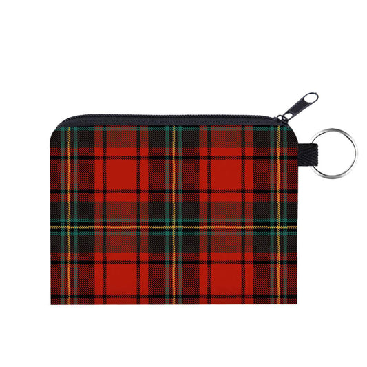 Mini Pouch - Christmas 2024 - Plaid Green Red