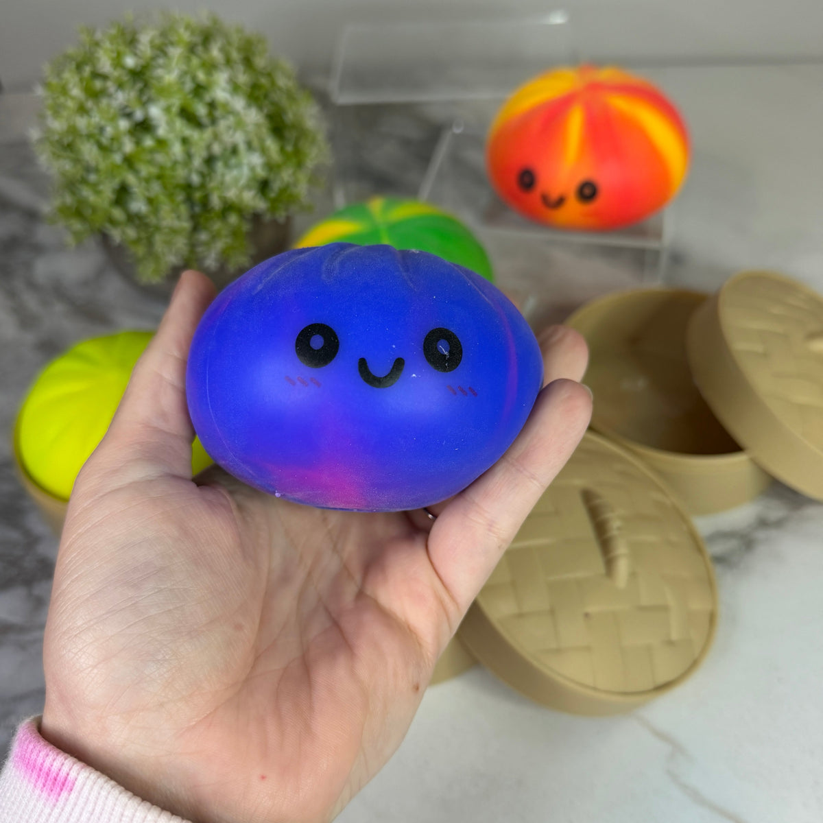 Squishy Toy - Viral Dumpling, Tie Dye 2