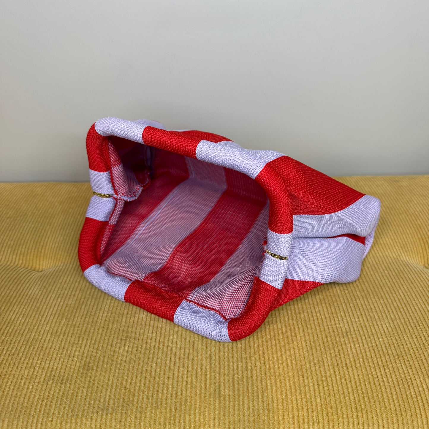 Emma Travel Clutch - Stripes + Chevron