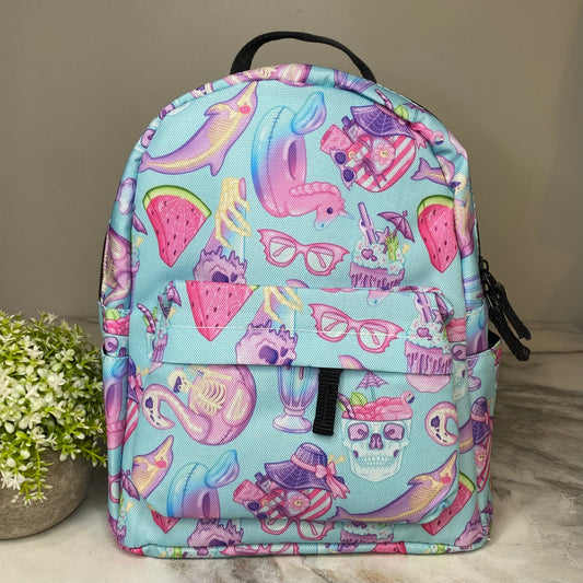Mini Backpack - Skeleton Summer