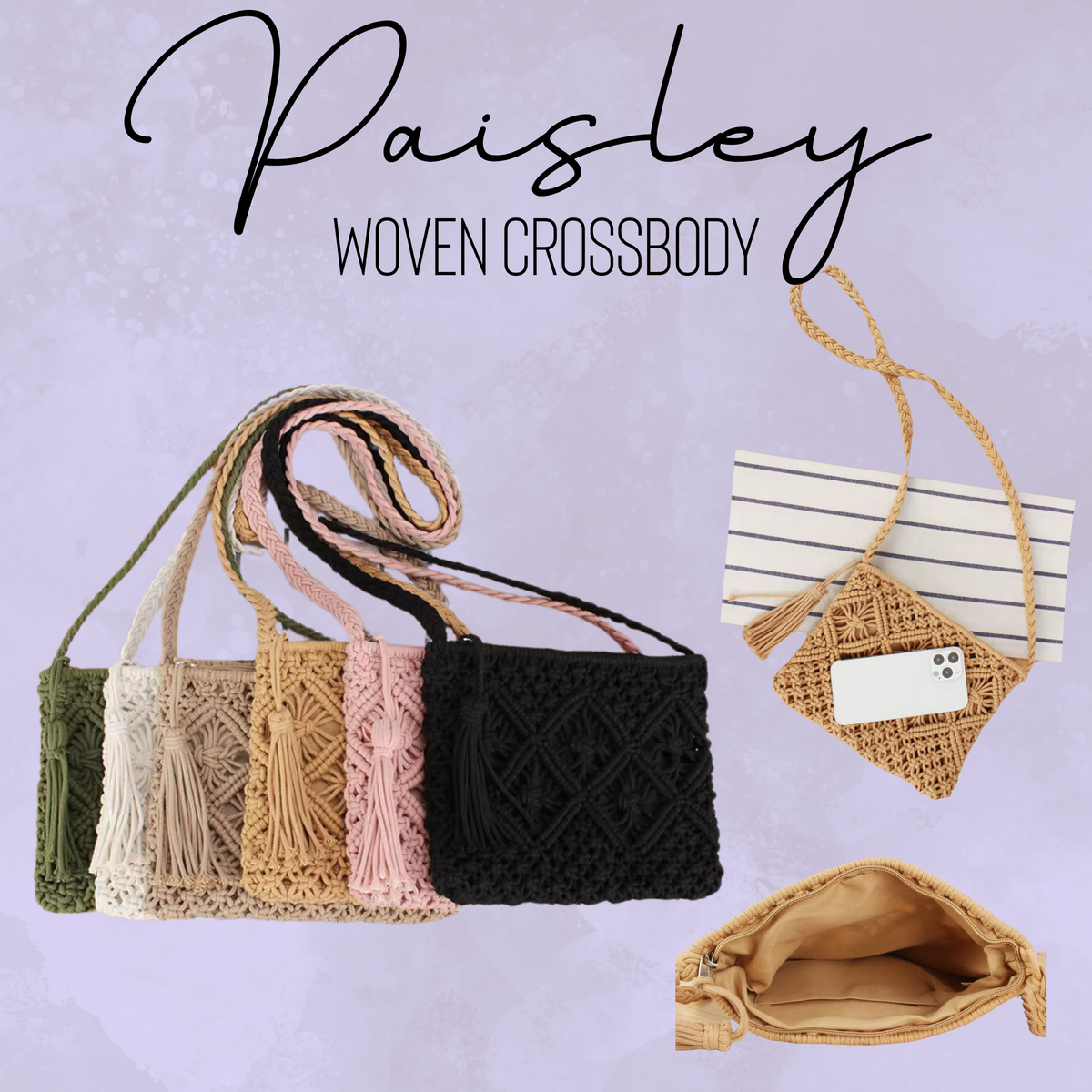 Paisley - Woven Crossbody