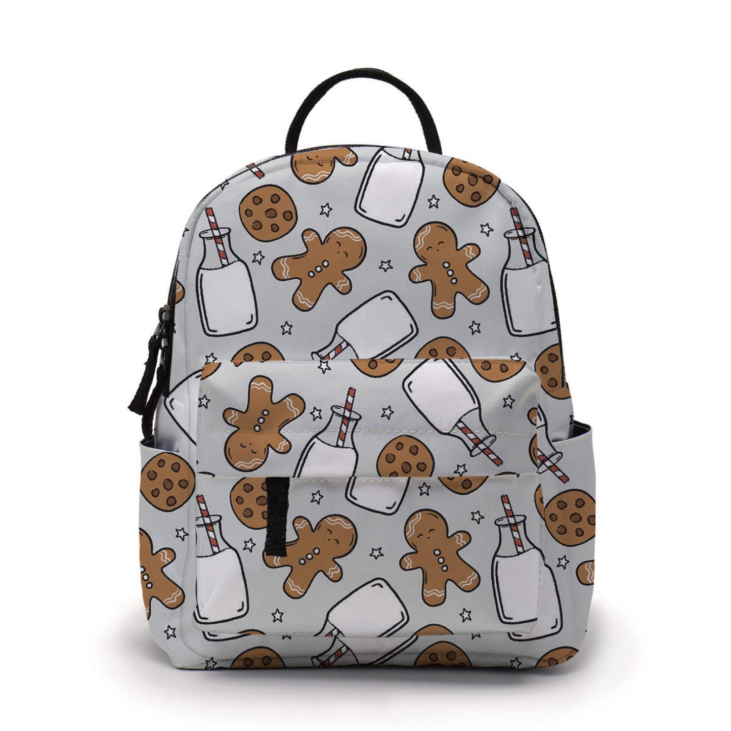 Mini Backpack - Holiday Christmas - Gingerbread Cookies & Milk