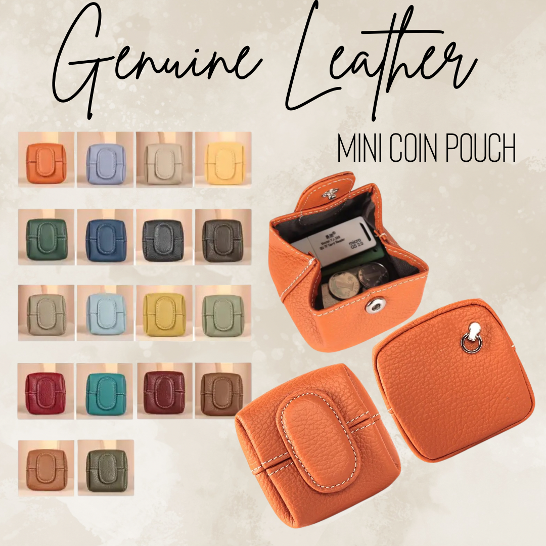 Coin Pouch - Genuine Leather - PREORDER 10/29-11/1