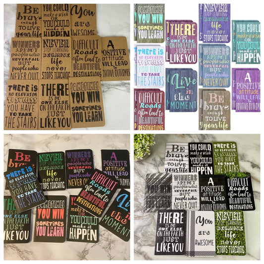 Mini Notebooks - Motivational #1