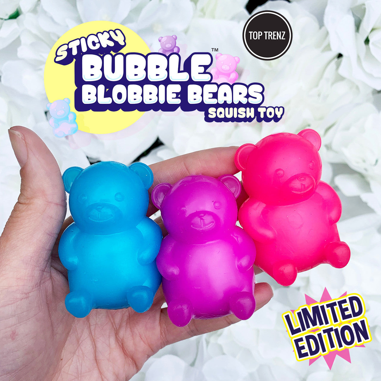 Sticky Bubble Blobbies Toy - Bears