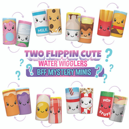 Two Flippin Cute Water Wiggler Toy - BFF Mystery Minis