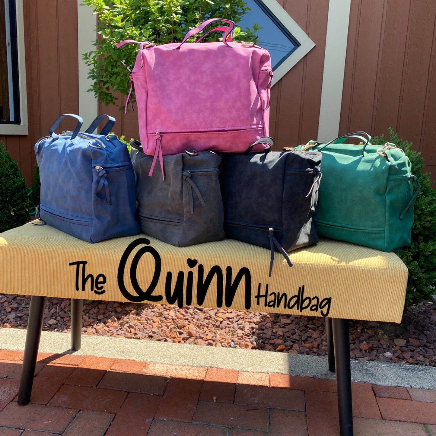 Quinn - Suede Handbag