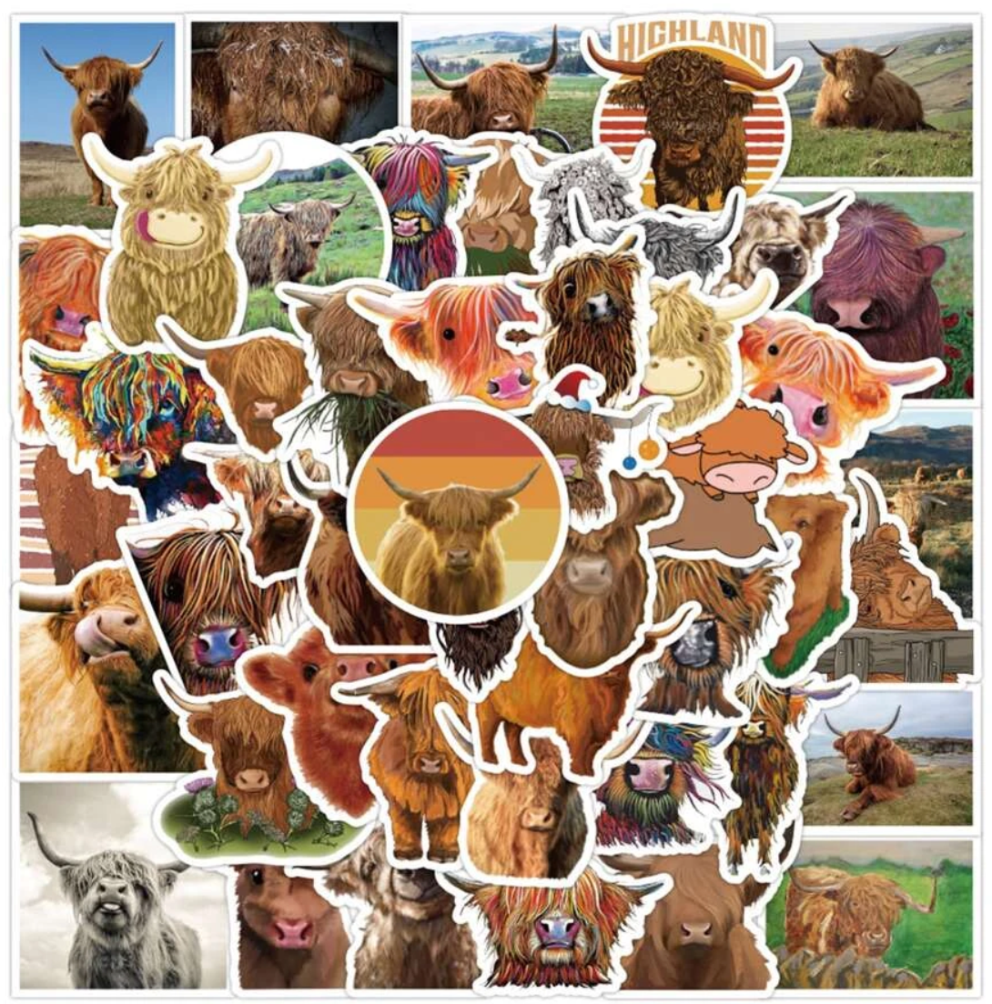 Stickers - Highland Cows