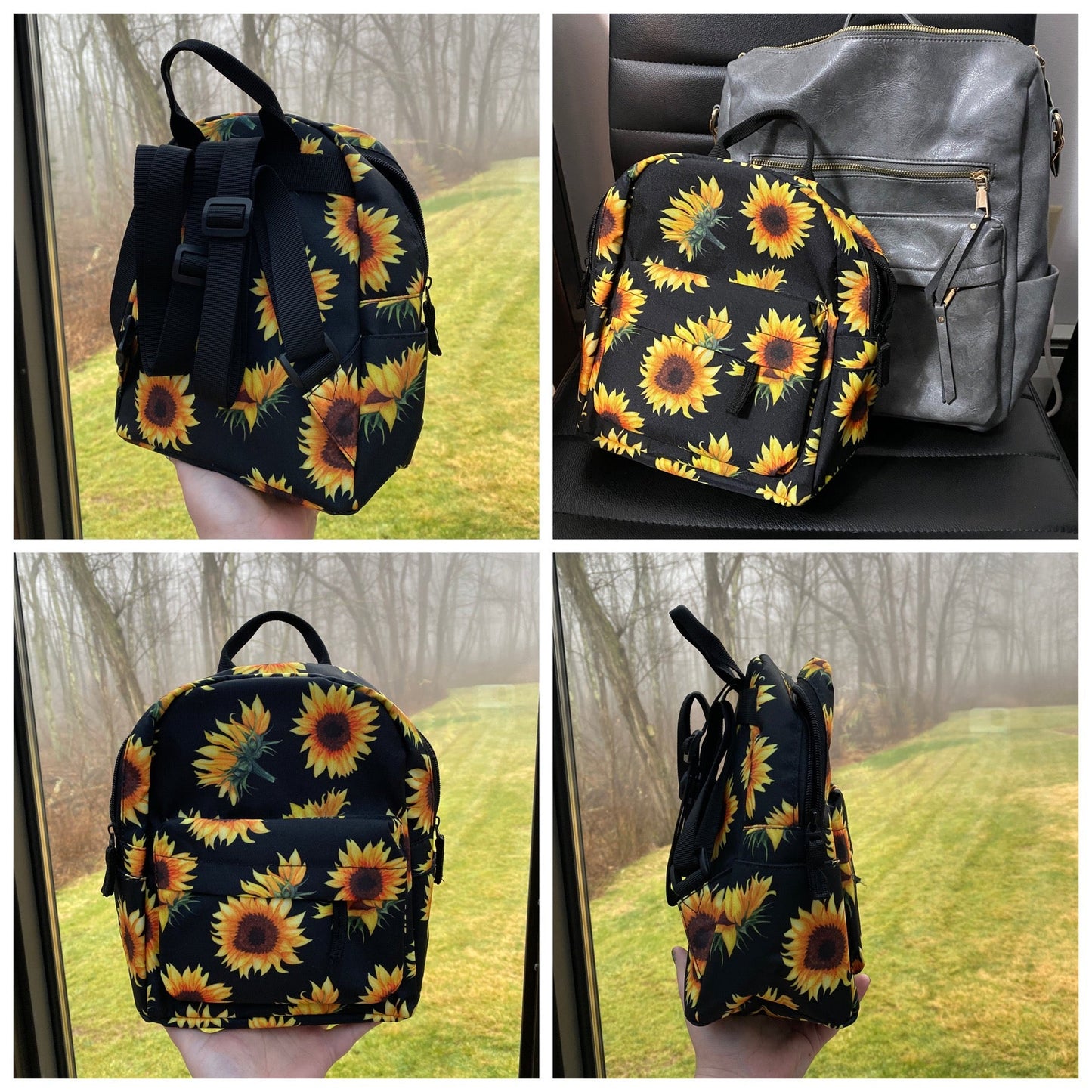 Mini Backpack - Pastel Paw Print