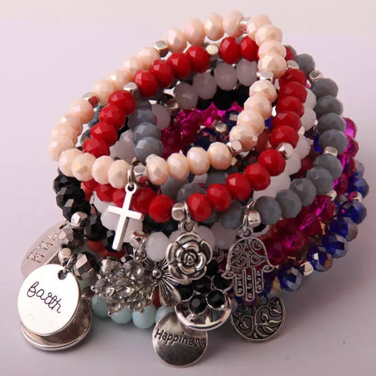 Bracelet - Medium Sized Bead with Charm